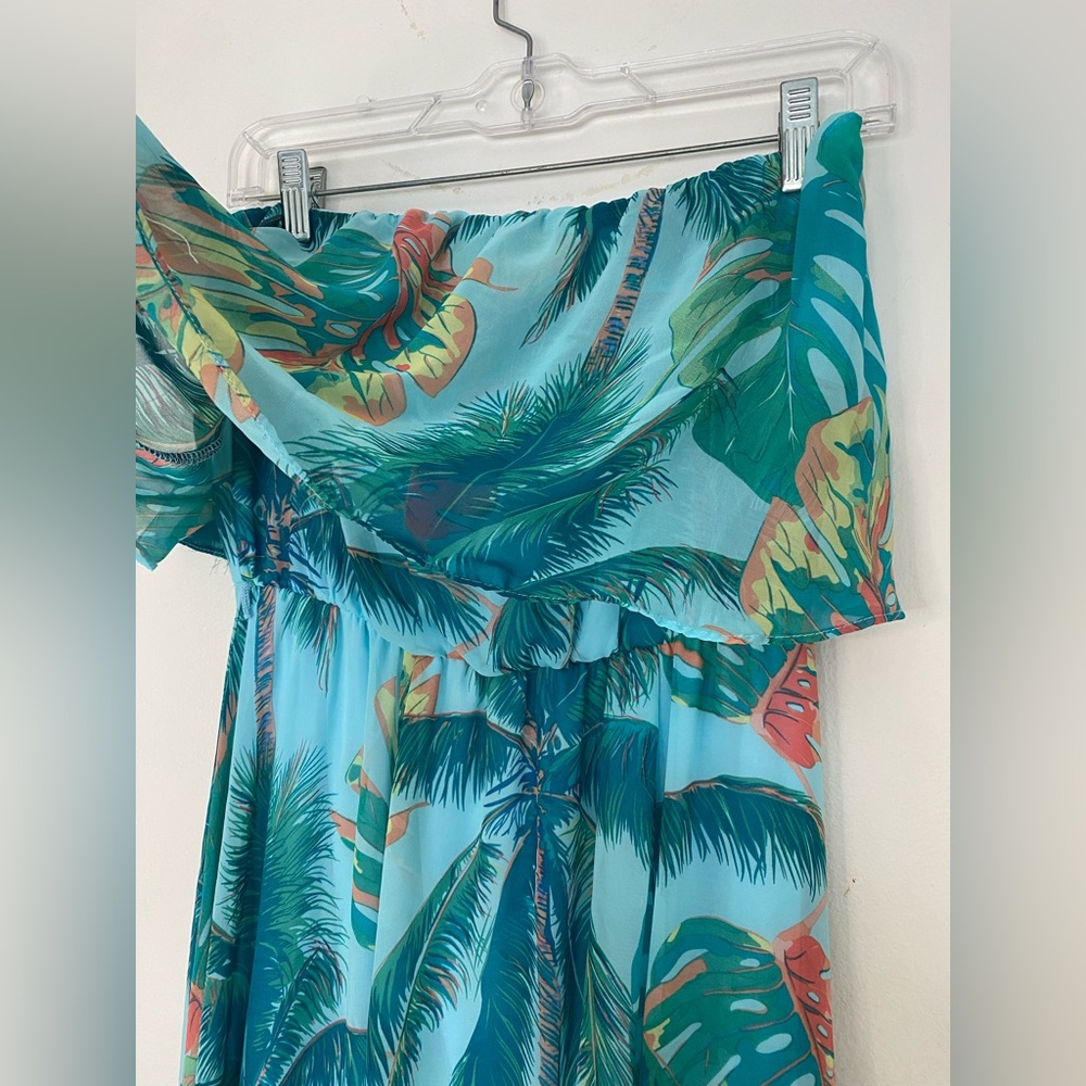 Aakaa Tropical Print Maxi Dress - Picture 4 of 7